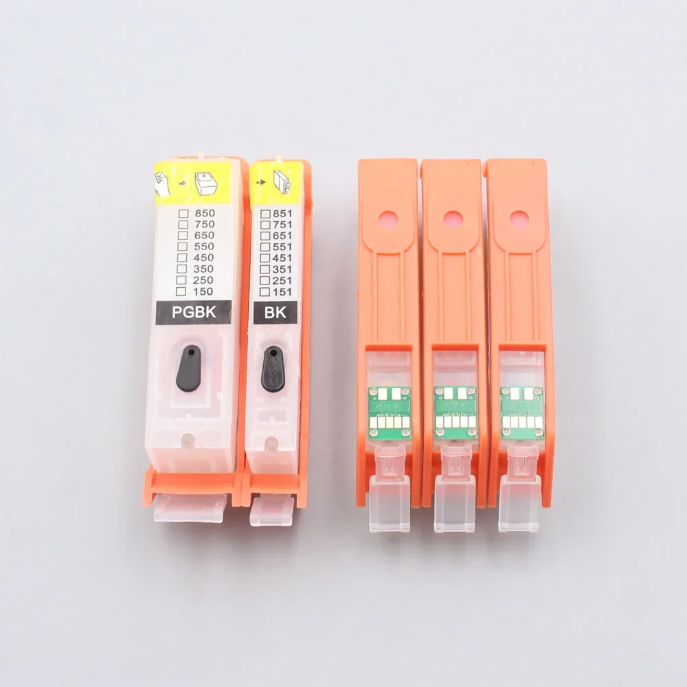 Refillable Ink Cartridge with ARC Chips PGI 550 CLI 551 For Canon PIXMA IP7250 MG6350 MG5450 MX925 MX725 PIXMA MG7150 Printer