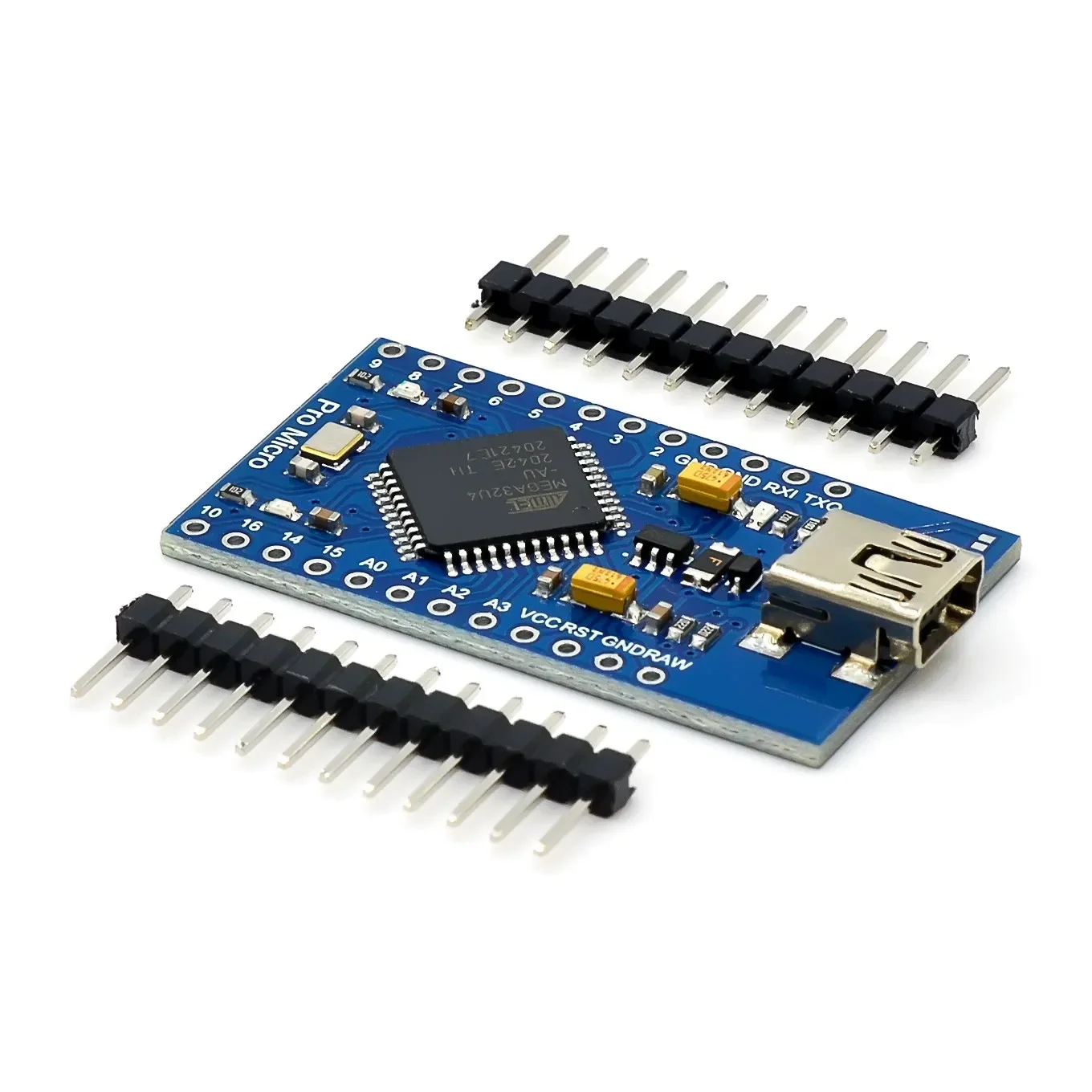 MICRO/MINI/TYPE-C USB Pro Micro para arduino ATmega32U4 módulo de 5V/16MHz con cabezal de 2 filas de pines para Leonardo en stock de la mejor calidad