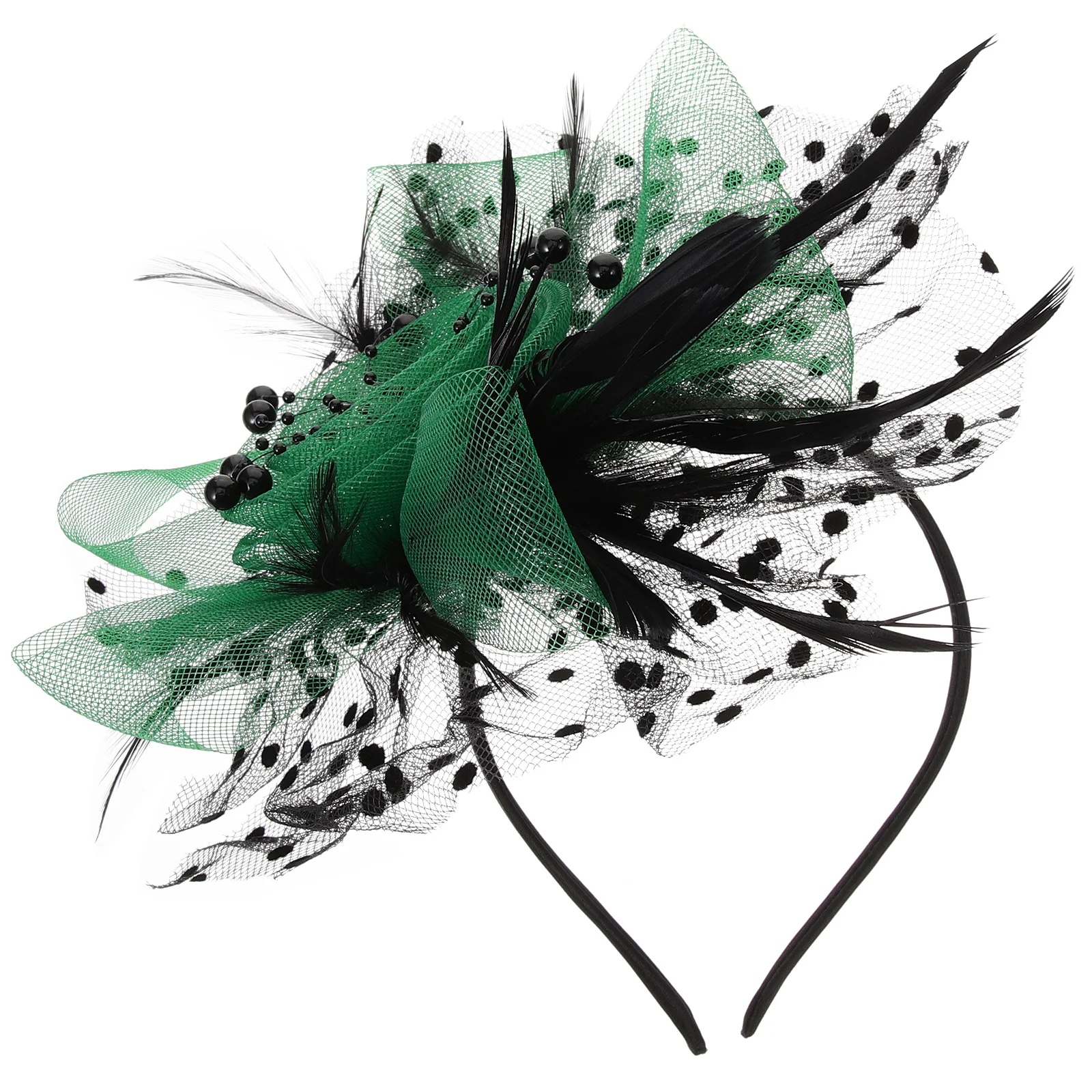 عصابة رأس فاسيناتور للعروس خفيفة الوزن ومرنة لحفلات الزفاف وإكسسوارات غطاء الرأس بمشبك شعر للنساء #6