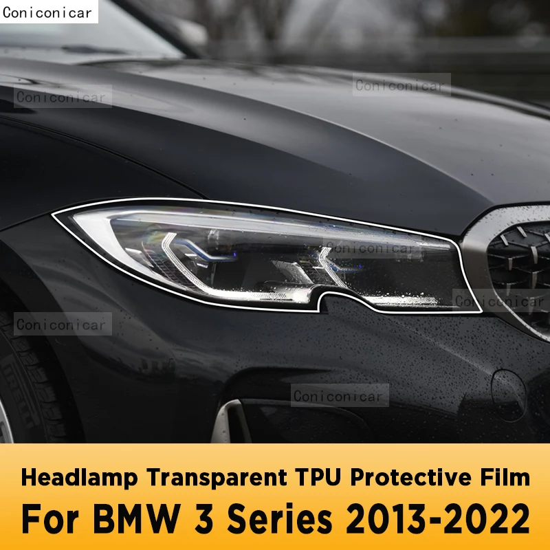 

Для BMW 3 серии F30 F31 G20 G21 2013-2022 внешняя фара автомобиля против царапин передняя лампа защитная пленка из ТПУ аксессуары