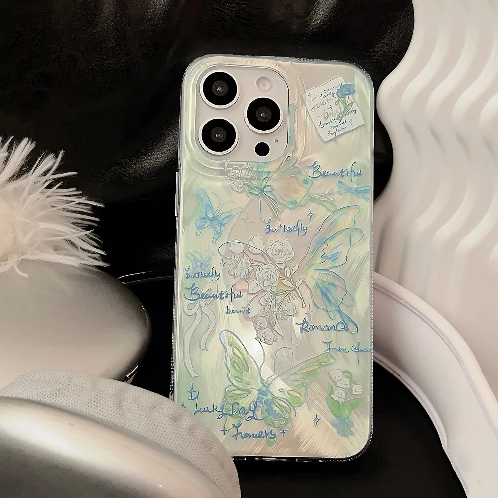 Lily of the valley Case For Iphone 15 14 13 12 11 Pro Max For iphone xs max Case Multicolour Shockproof phone Case