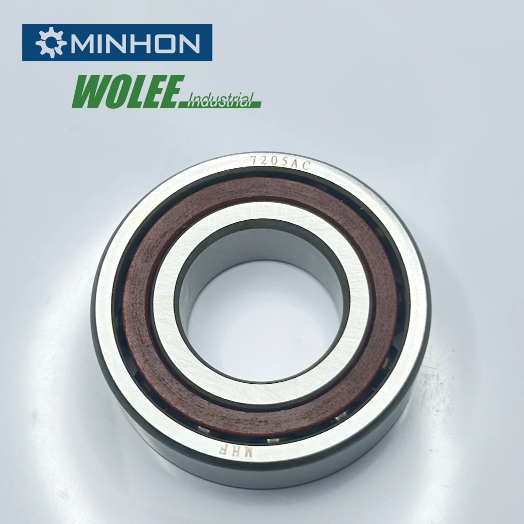 7205AC 7205C angular contact ball bearings 25x52x15mm