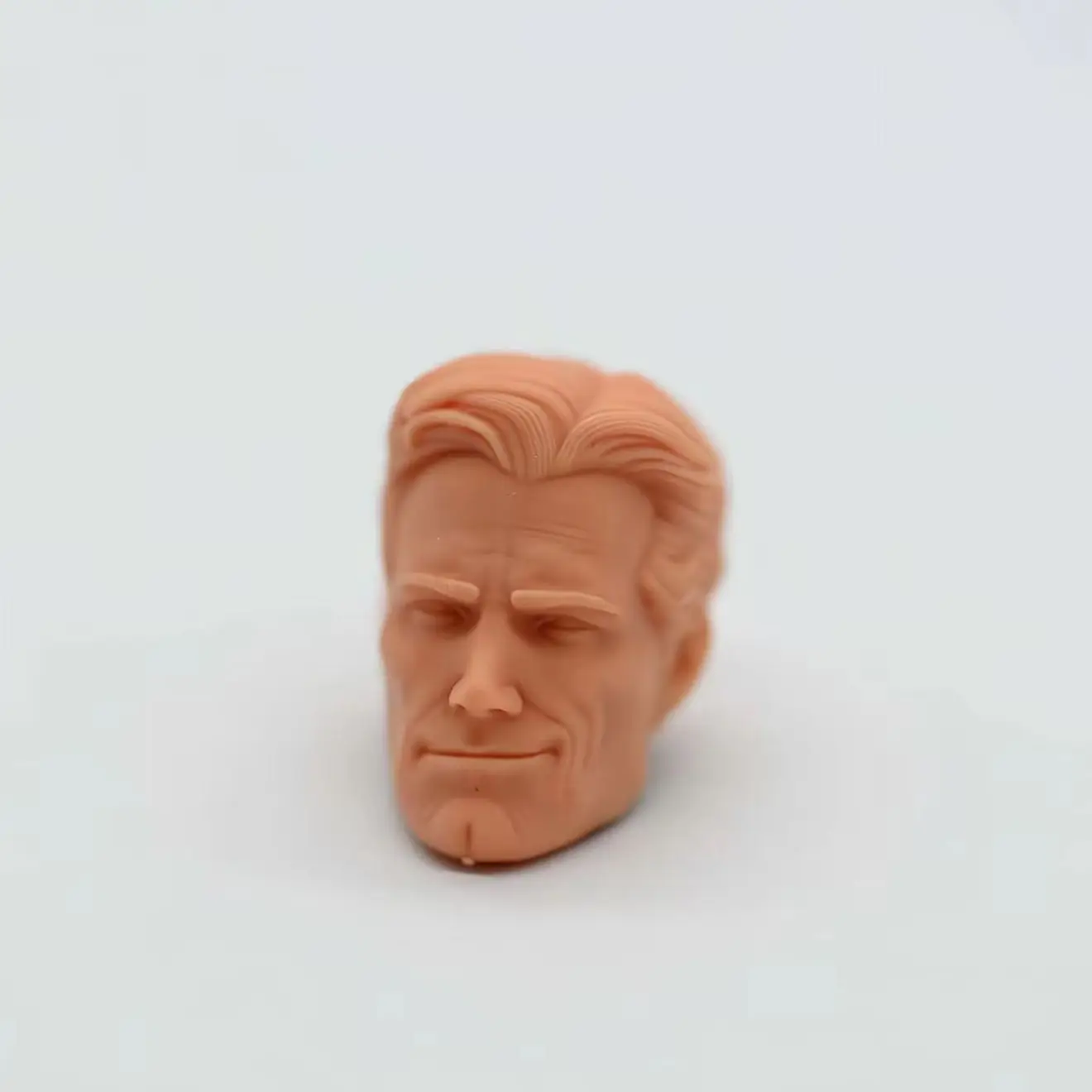 

HL1237 DIY Customized 1/18 1/12 1/10 Ben A Bruce W Bat Unpainted Head Sculpt for 3.75" 6" 7" Figure SHF ML Mafex Mez NECA Mcf