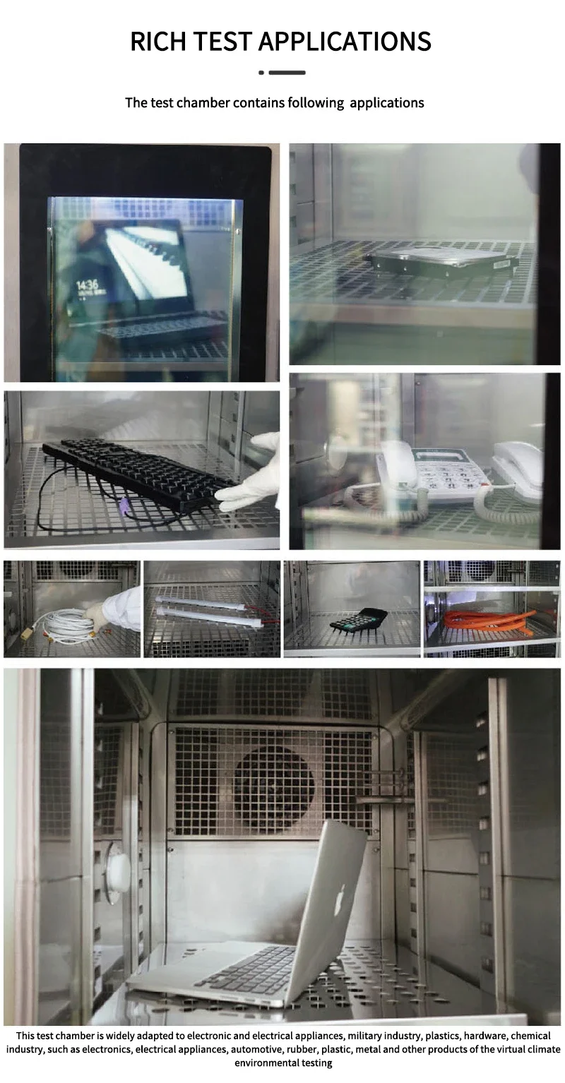 Three-Cavity Environment Climatic Test Chamber Artificial Constant Temperature and Humidity Chamber