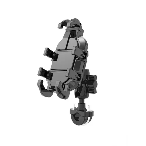 Soporte ajustable para teléfono móvil para motocicleta, scooter, ATV, módulo de amortiguador, soporte para teléfono móvil para bicicleta en cualquier ángulo
