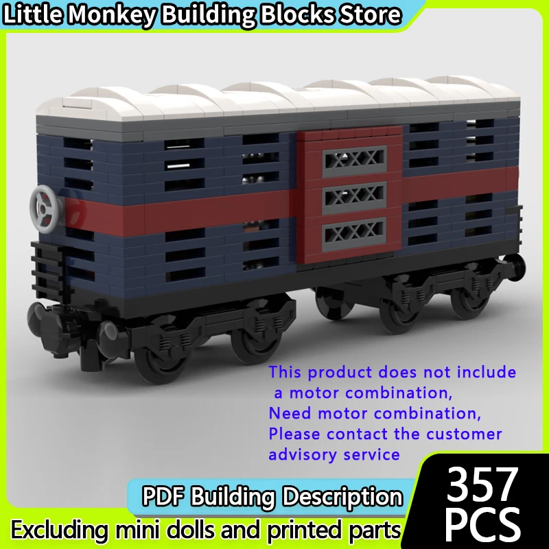 

City Car Model MOC Building Bricks Livestock Transport Car Modular Technology Children Holiday Gifts Assemble Toys Suit