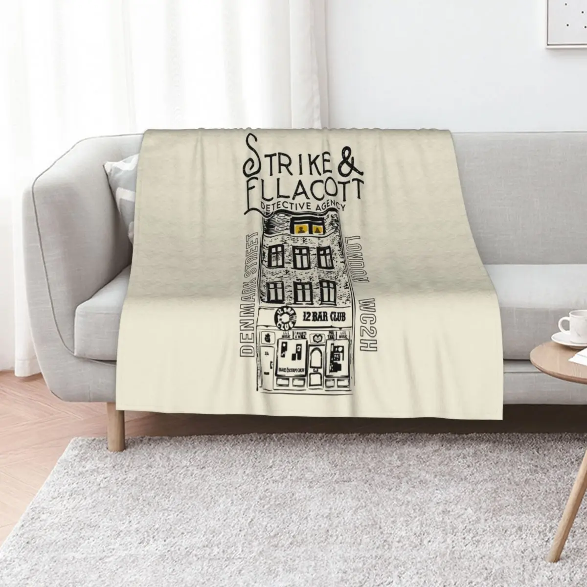 

Cormoran Strike Throw Blanket funny gift Winter beds warm for winter Sofa Throw Blankets