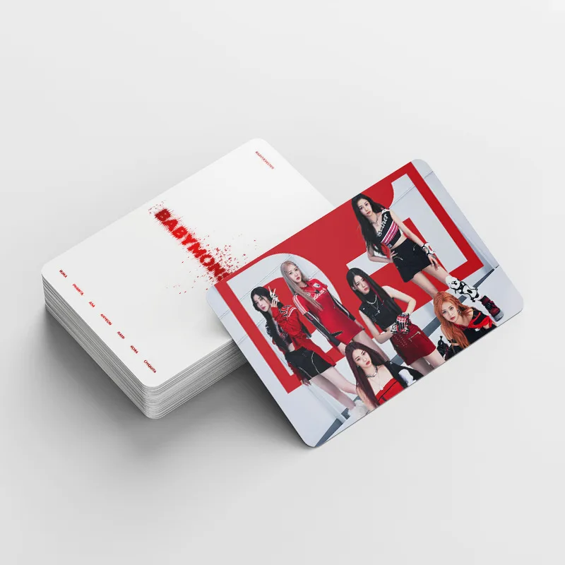 Imagem -04 - Kpop Idol Baby Monster Lomo Photocards Cartões Novo Álbum Preso no segundo hd Cartão de Impressão Adesivo Presentes Fãs Coleção 92 Pcs por Conjunto