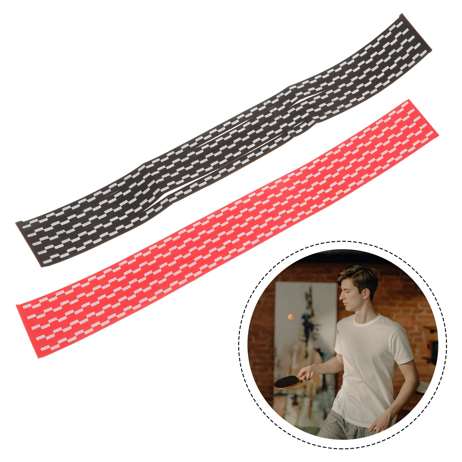 

10pcs Table Tennis Racket Edge Guard Sponge Protective Tape Adhesive Paddle Buffer Portable Replacement Side Tape For Pong