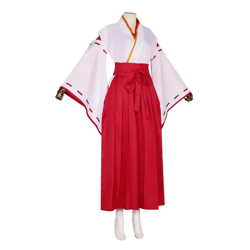 

Halloween Women Anime Hanachiru Japanese Cosplay Red Kimono Sets lf[5