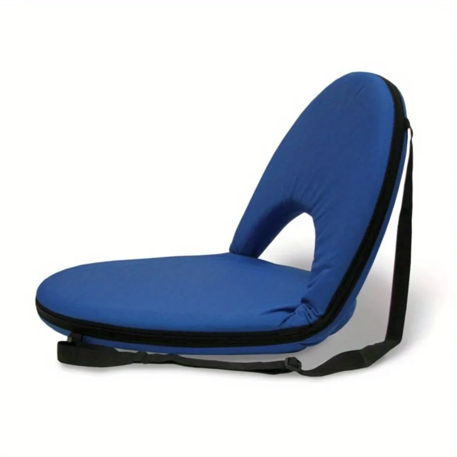 

Camping chair, blue, adjustable camping cha