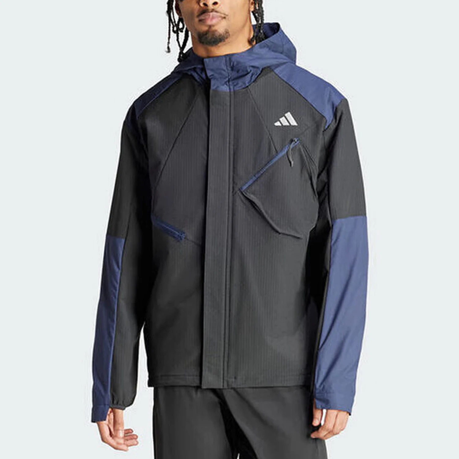 

Adidas Original 2024 Autumn/Winter Men's Patchwork Mountain Hiking Jacket IB6387