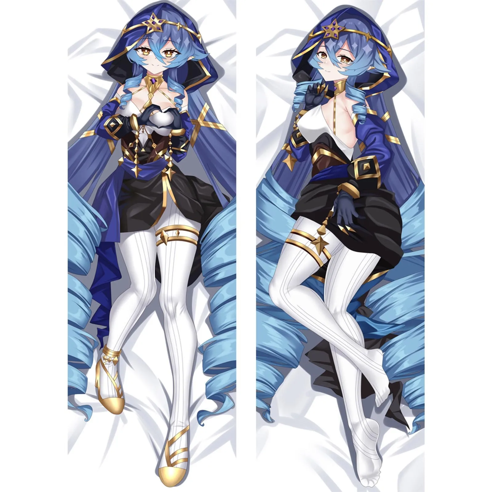 Anime Game Dakimakura Genshin Impact Klee Layla Lyney Navia Charlotte Wriothesl Pillowcase Hing Body Pillow Cover Otaku Gifts