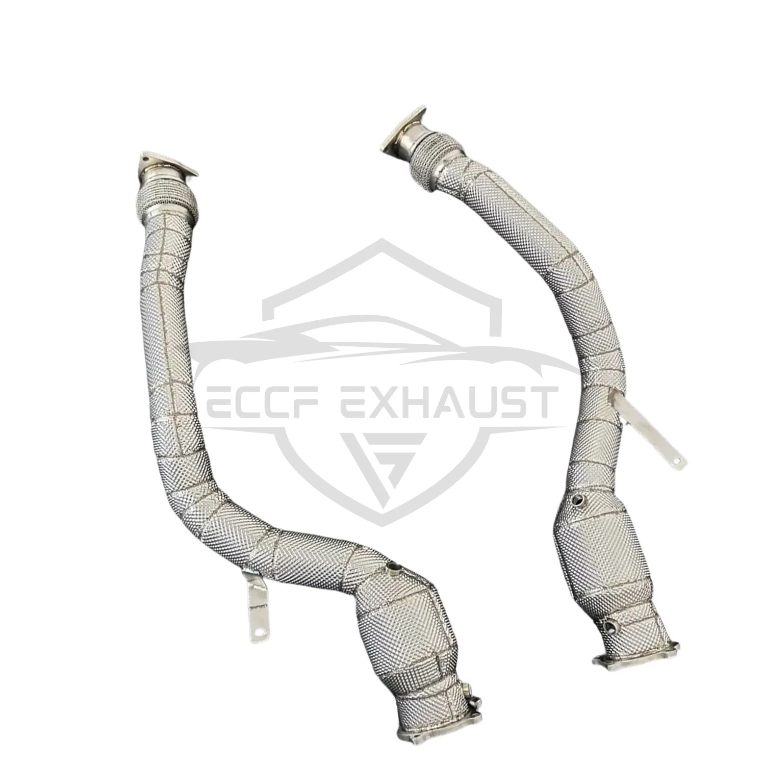 

Sports Stainless Steel Downpipe with Heat Shield for Bentley Continental GT MK2 W12 6.0T Enhanced Flow Performance