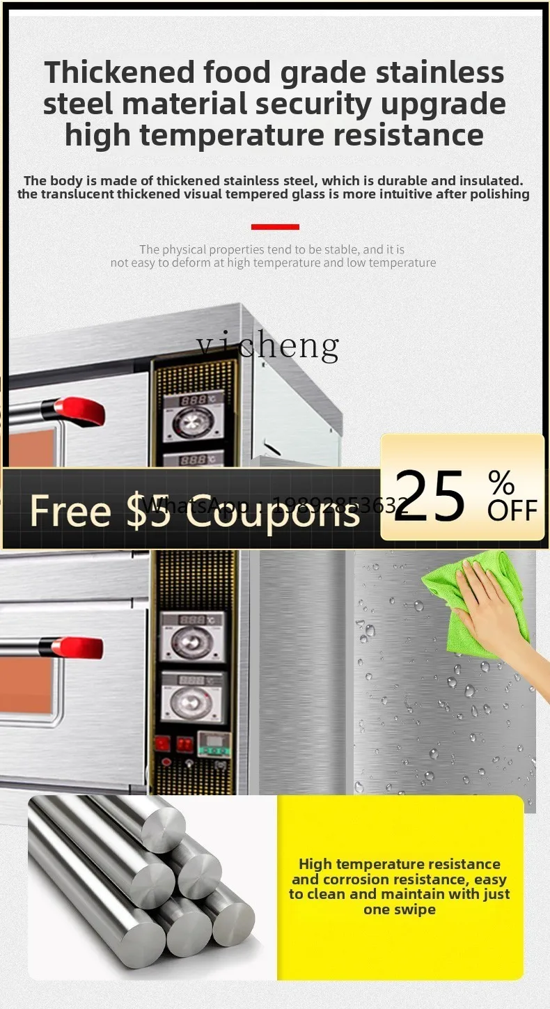 

electric oven commercial stall large capacity one layer two layer baking special large oven