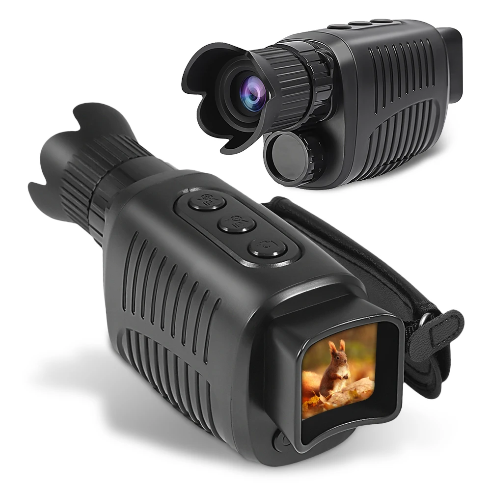1080P HD Monoculaire nachtzichtcamera Infraroodcamera 16X digitale zoom 300m buitenjachttelescoop voor zoektochten in volledige duisternis - afbeelding 2