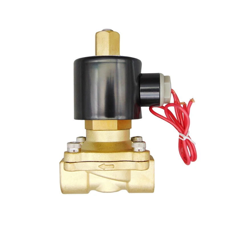 

Package mail 2W160-15 N/C 2 Way 1/2" Gas Water Pneumatic Electric Solenoid Valve Water Air , DC12V, DC24V AC110V,AC220V,AC380 NO