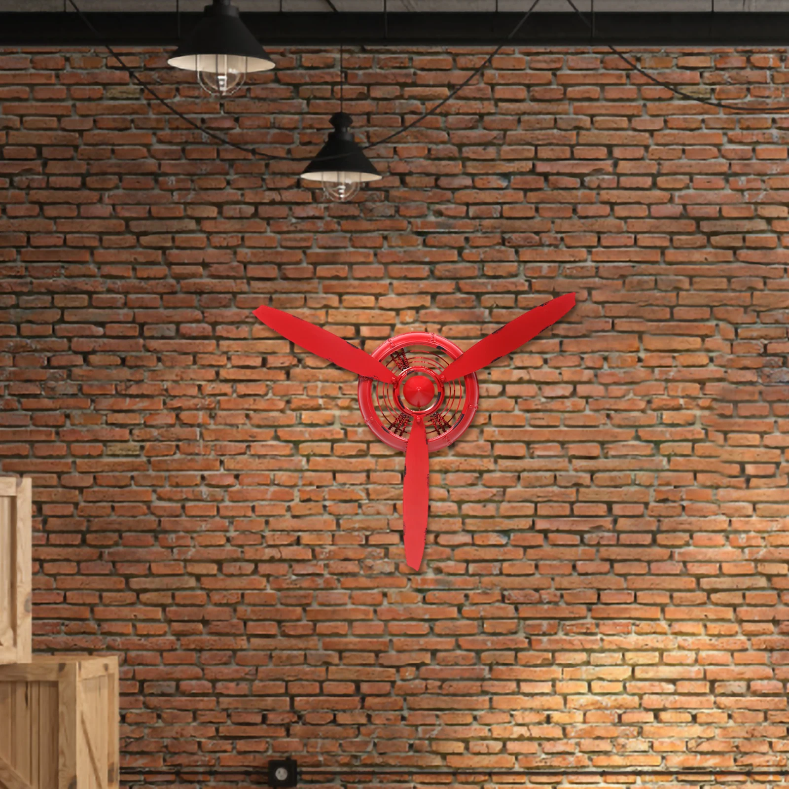 

Accessories Retro Airplane Head Wall Decoration Vintage Iron Decorative Pendant