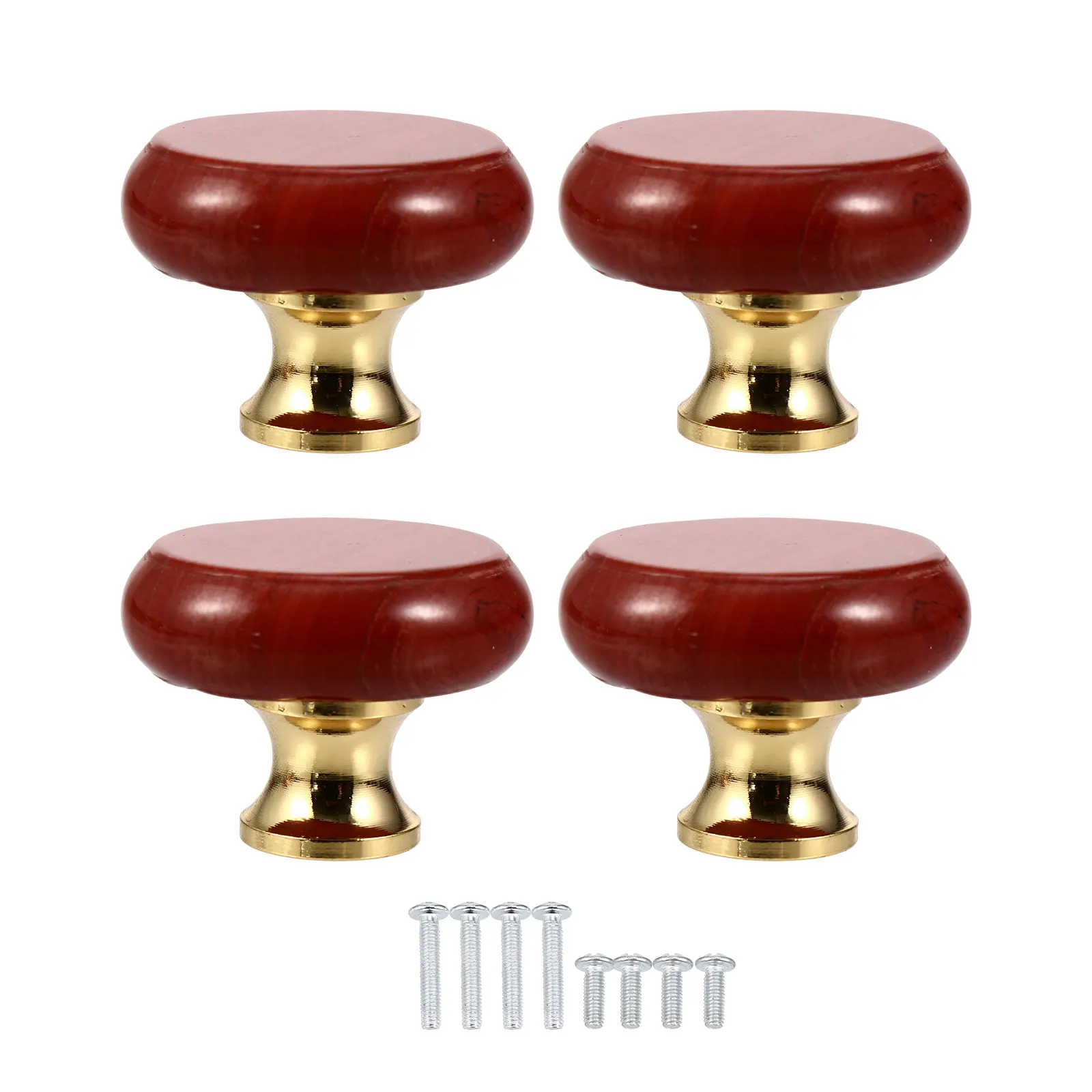 

4pcs Crystal Drawer Knobs Stone Handles Furniture Decorative Cabinet Door Pulls Elegant Modern Retro Hardware