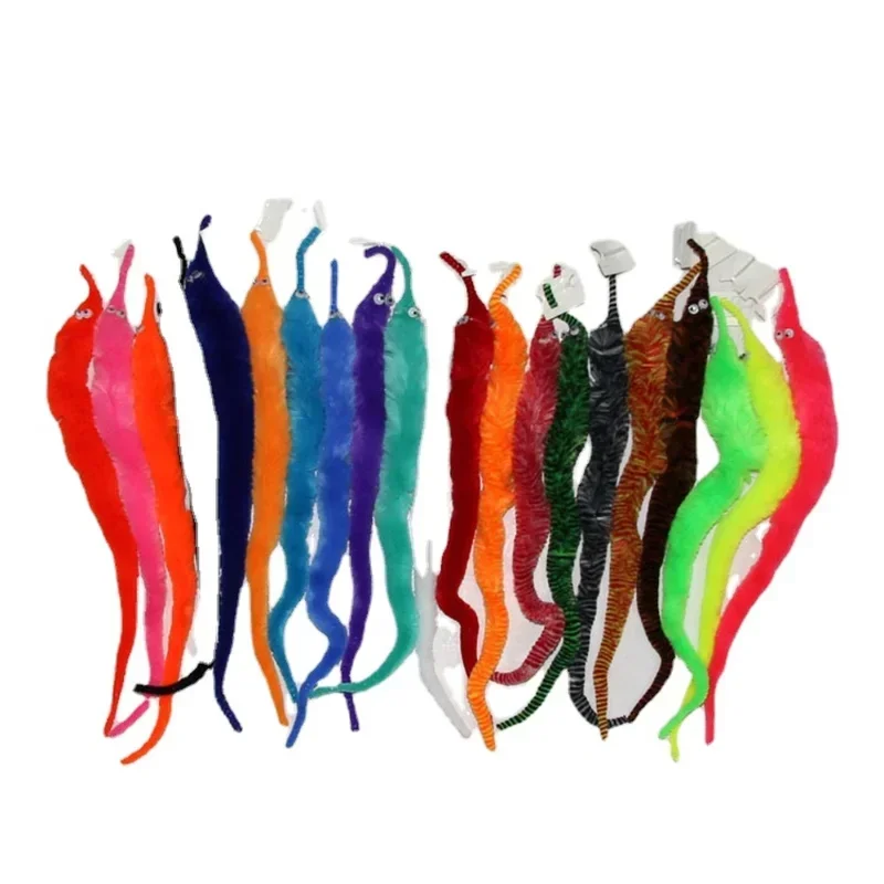 1PC 23CM Size Worm on A String Bulk Toy Magic Plush Material Suitable for Magic Beginners Funny Toys Squishy Squishies