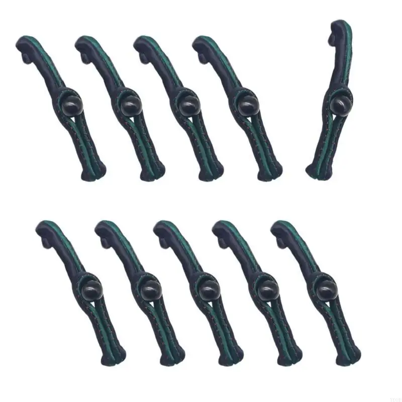10pack Hạt trang trí nút Fastener Handmade Nút Trang phục Hạt đóng cửa Y08E