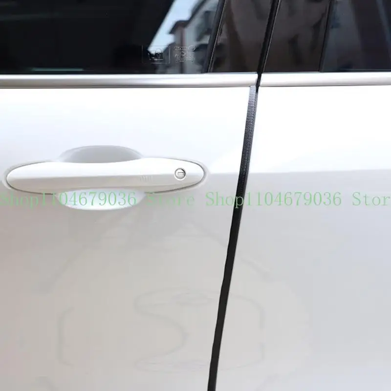 652F 5M Car Door Protector U-Type Universal Car Door Guards Strip Rubber Strip