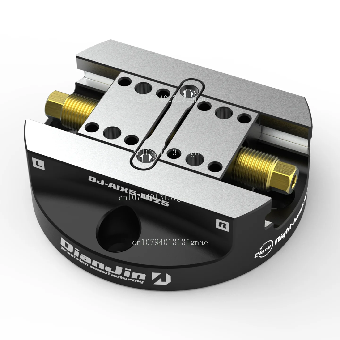 

Four or five axis quick change fixture CNC machining center zero-point disc type integral self-centering concentric vice
