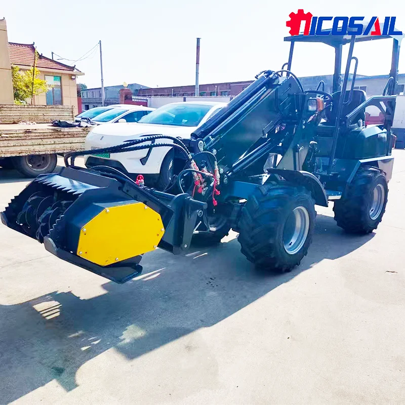 Mini Telescopic Wheel Loader 0.8T KZL918 Quick Attach CE Approved Custom Options