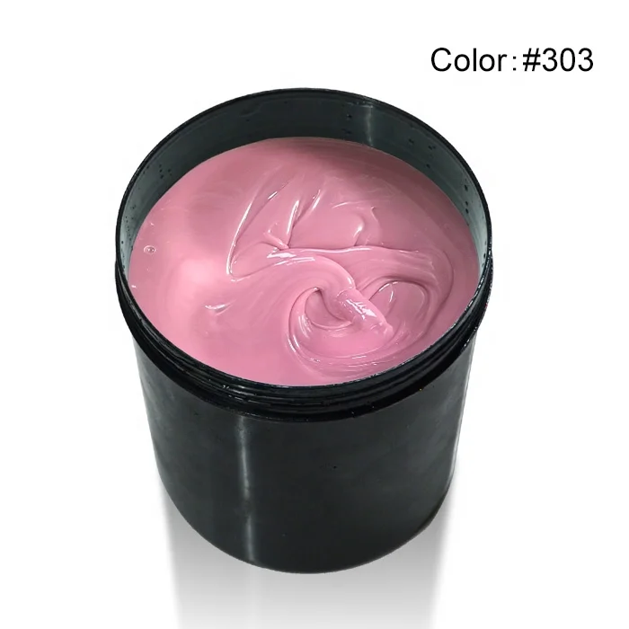 Best #801W Thick Building Nails Pink Jelly Crystal Gel 1kg Finger Nail Extension UV Gel Nail Cover Pink Camouflage UV Gel