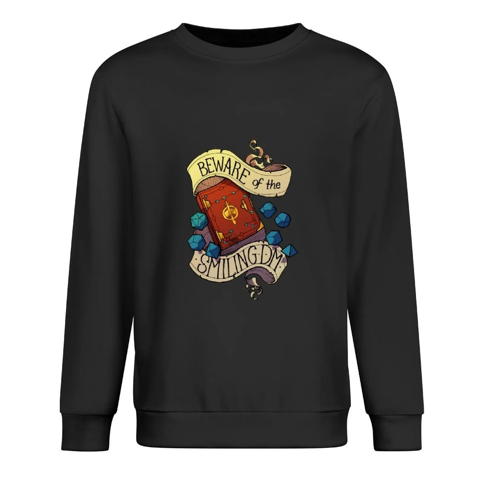 

Beware of the Smiling Dungeon Master Pullover men's sweat-shirt men wear autumn men's autumn clothes sweatshirts men