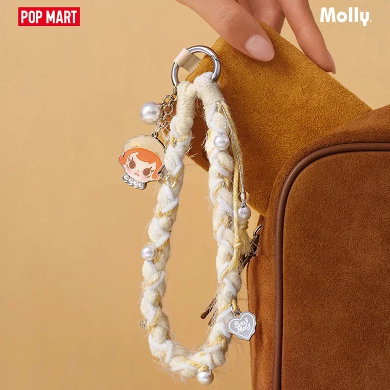 

POP MART Baby Molly Winter Fit Check Series Chain Genuine Blind Box Pendant Cute Mystery Box Guess Toys Bag Ornament Figurines