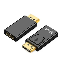 DP Displayport a adattatore 4K compatibile con HDMI connettore placcato oro porta Display a HDMI-compatibile per proiettore Monitor portatile