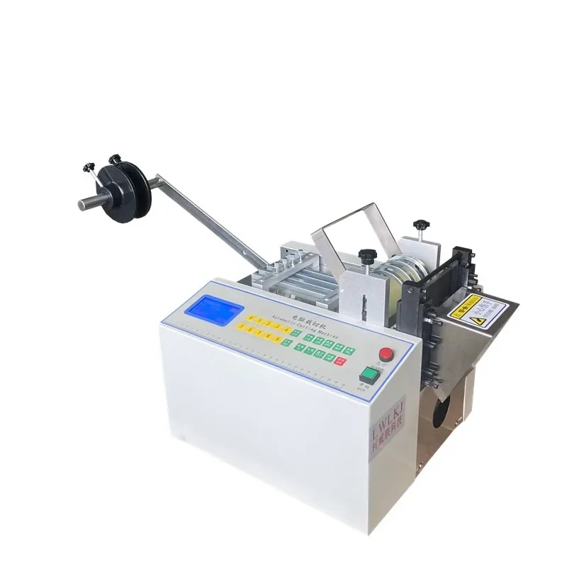 Fully automatic computer PU trachea cutting machine silicone tube Teflon pvc casing cutting machine
