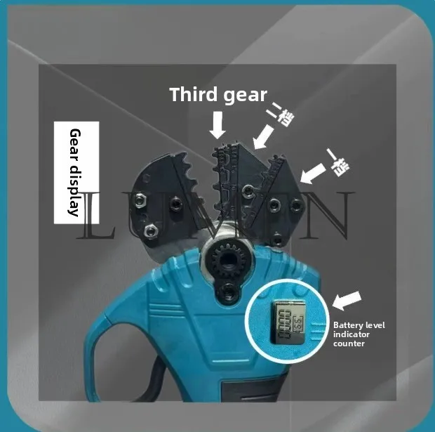 Electric Crimping Clamp Rechargeable Cold Crimping Clamp Mini Wiring EW-50X Terminal Pre-Insulated Tubular Bare Crimper