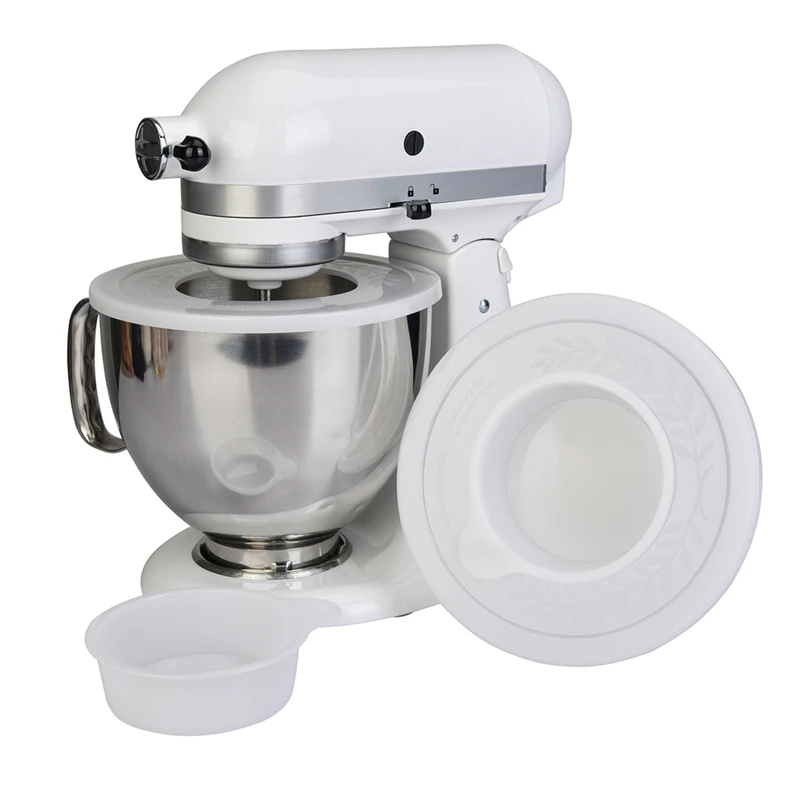 2PCS Mixers Bowl Covers For Kitchenaid 4.5-5 Quart Tilt-Head Stand Mixers Bowl Covers Accessories Splash Guard Lids