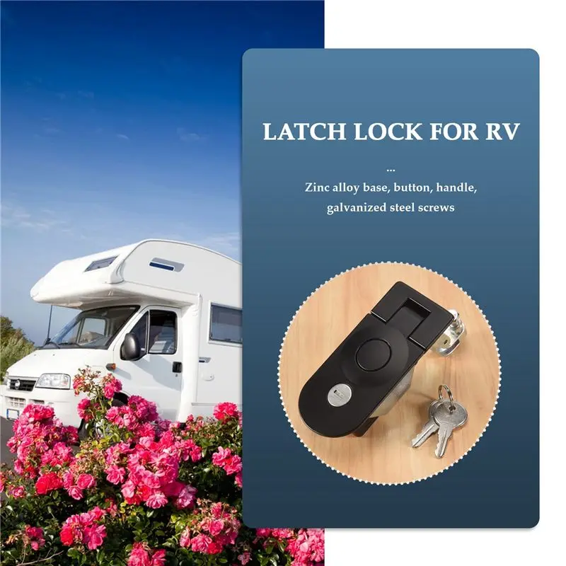 Superior-Door Lock Heavy Duty Compression Latch Lever Lock For RV Marine Camper