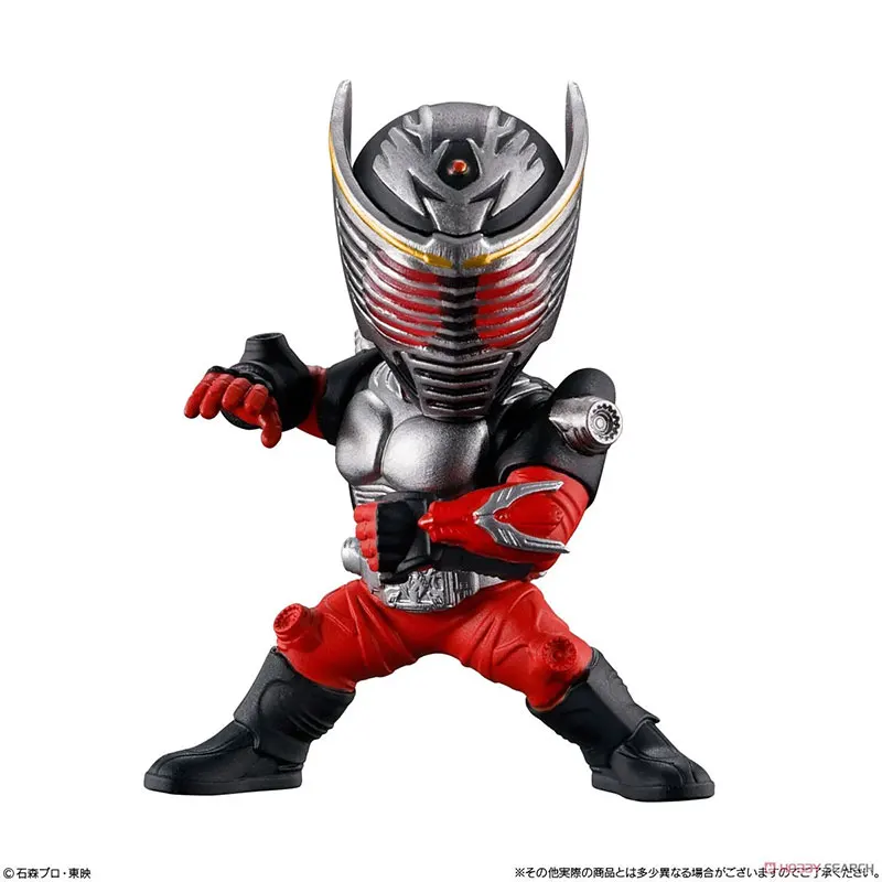 Bandai genuino Kamen Rider Shokugan juguetes FW MOTION 6 figura de Anime Ryuki Knight Zolda Ouja Ryuga Hibiki decoración de modelo de PVC
