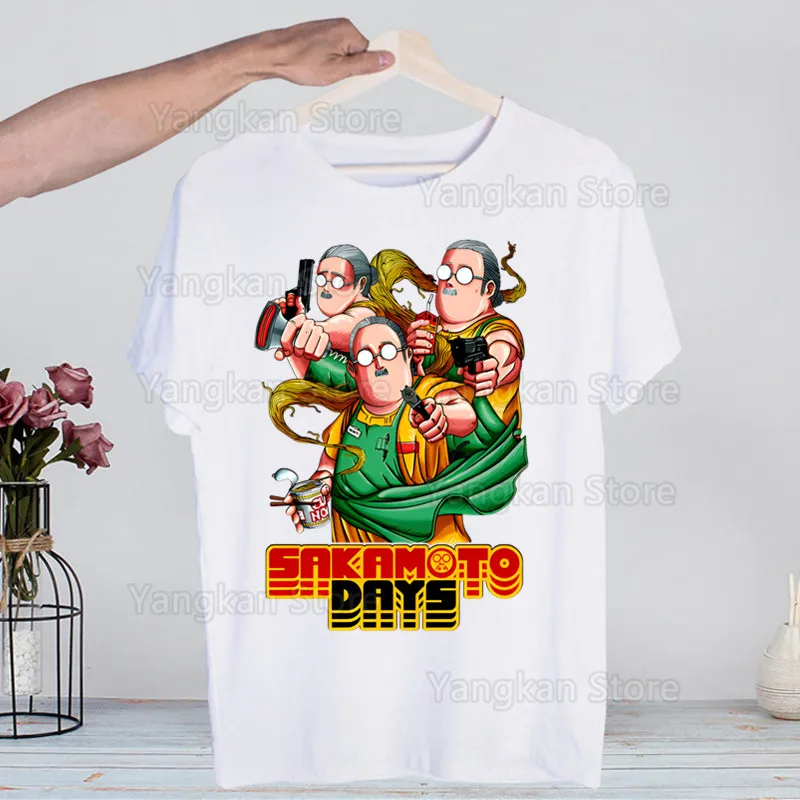 Sakamoto Days T Shirt Men Shirts Quality Summer Top Tshirts Short Sleeves Tees T-Shirt