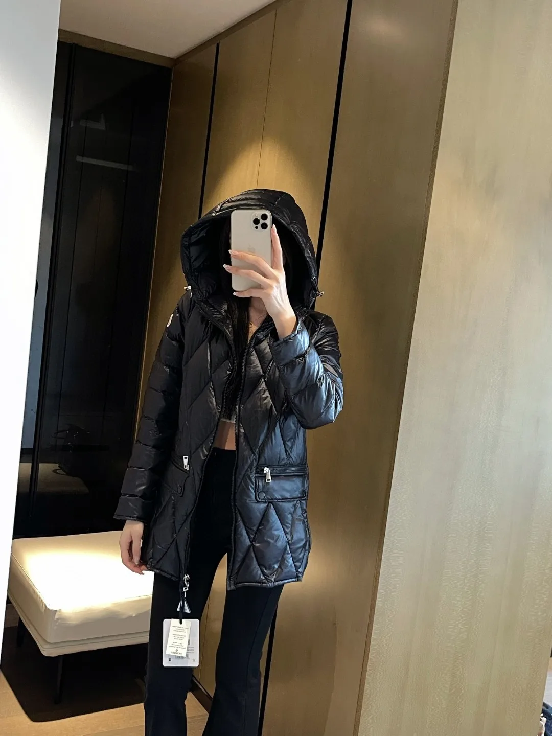 Monc White Goose Down  Padding Ladies Jackets New Outerwears Female Clothing Women's Winter Padded Coats Clothes 2025 Outdoor