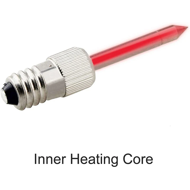 (.) Welding Soldering Tips USB Soldering Iron Head Replacements Threaded Soldering Tip Fits for E10 Interface Soldering Iron