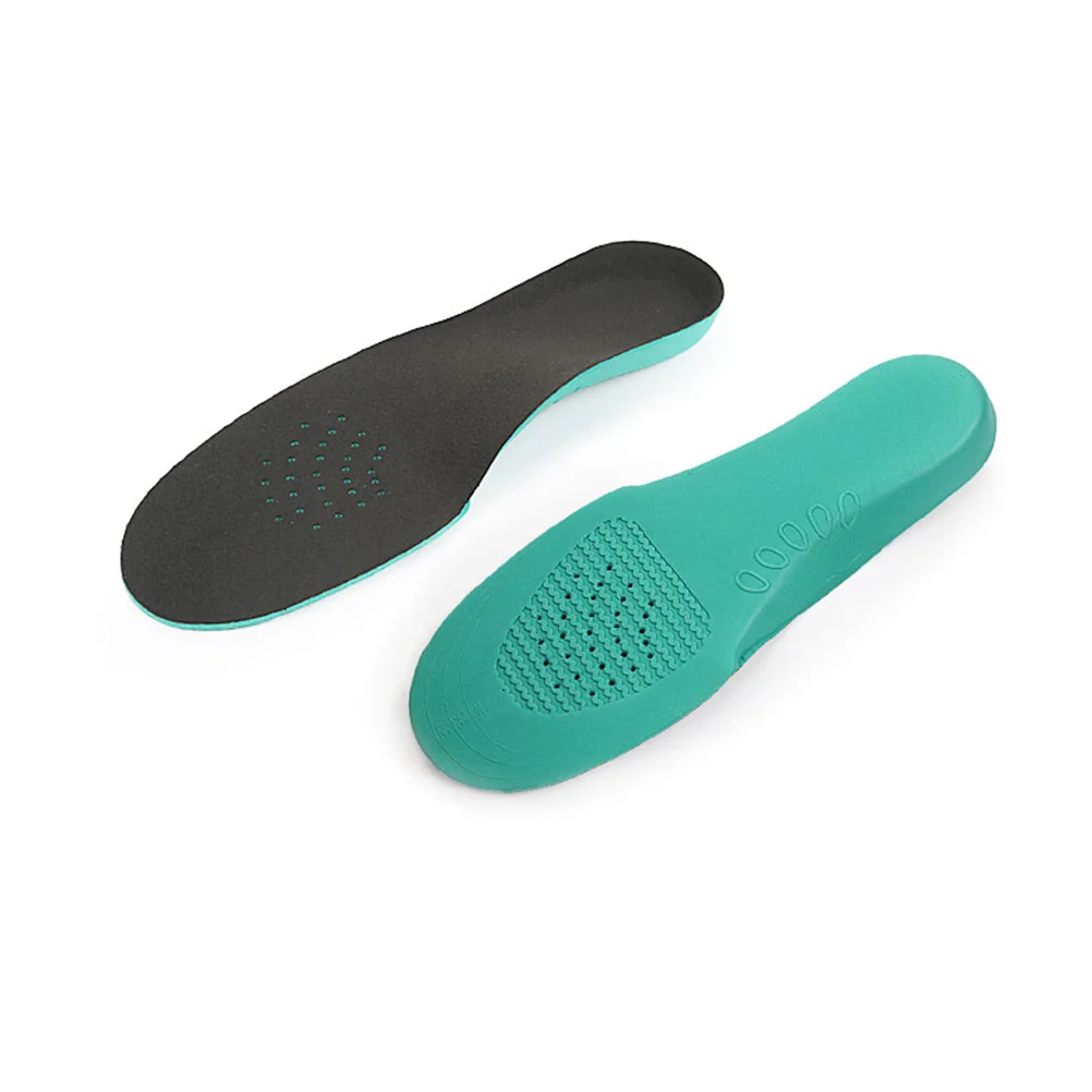 

Kids Cuttable Insoles Sweat Absorption Breathable Antibacterial Deodorant Cushions Shoes Care Accessories 32-34 Green Bottom