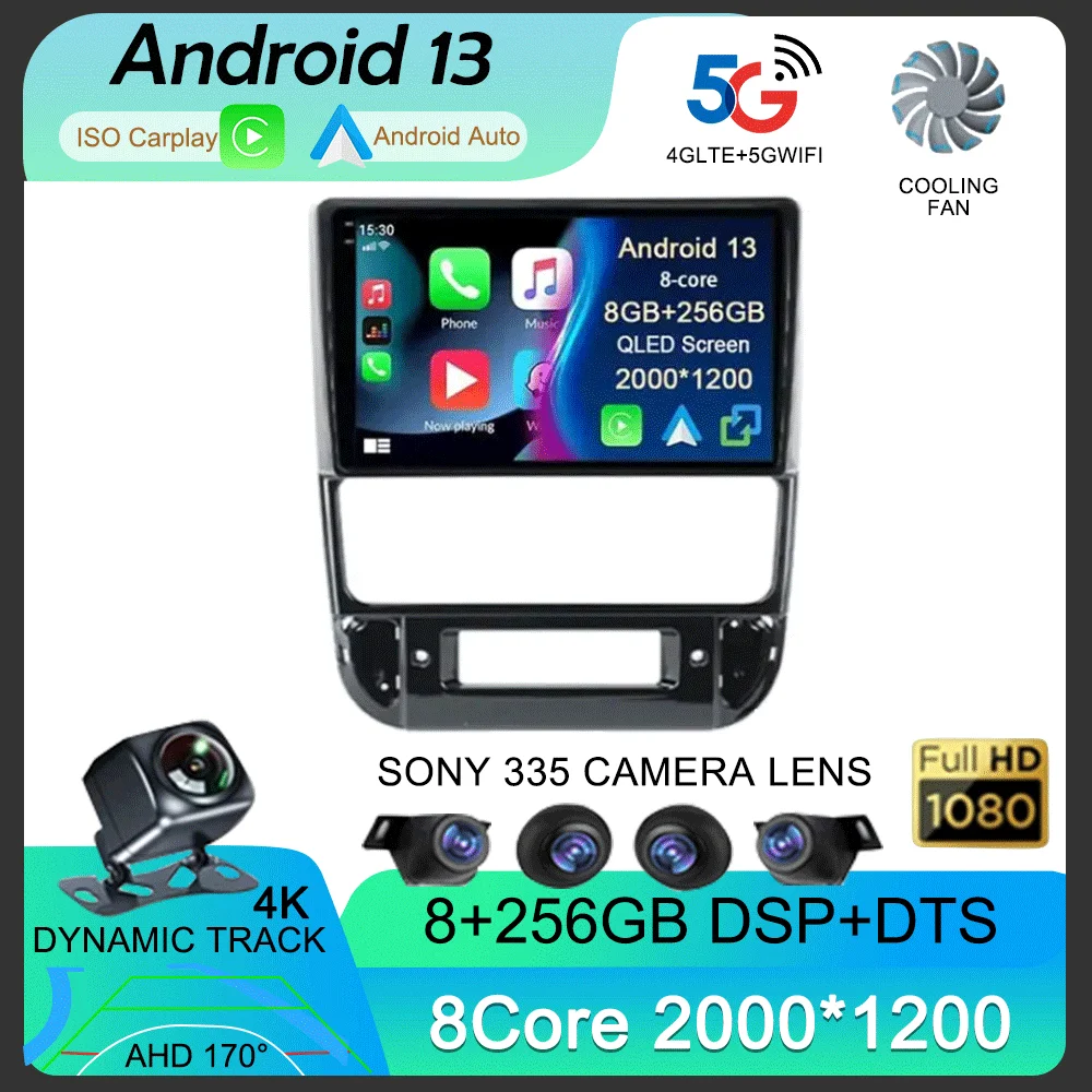 

Android 13 Carplay Auto WIFI+4G For Peugeot 406 1995-2005 Car Radio Multimedia GPS Video Player Stereo 2din Head Unit DSP Audio