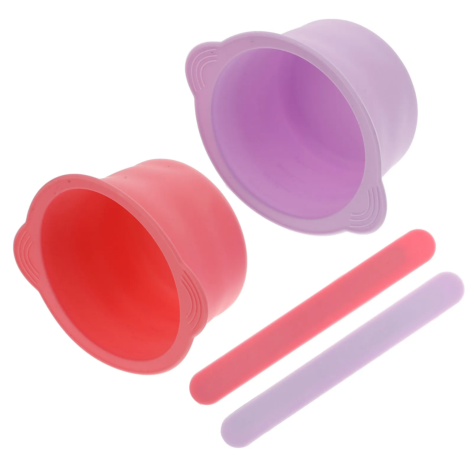 Wax Melting Bowl Kit 4 Pack Silicone Foldable Liners for Wax Warmer Nonstick Reusable Heat Resistant Pots