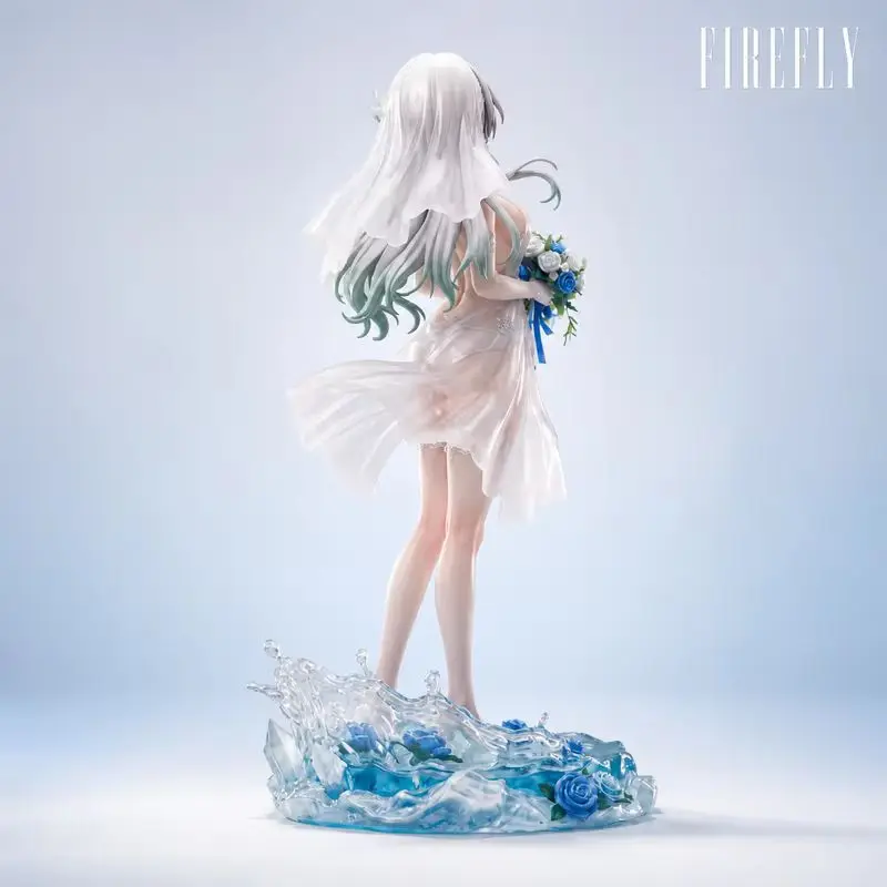 New 30cm Honkai Star Rail Firefly Wedding Dress Statue Desktop Display Collectible Ornament For Adult Fans