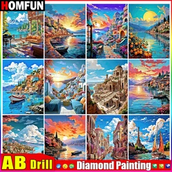 HOMFUN AB Square/Round Drill 5D DIY Diamond Painting 