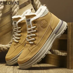 Stivali da deserto per utensili da uomo di nuovo stile Stivali da uomo di sicurezza casual da esterno Stivali gialli alti Piattaforma resistente Scarpa da uomo classica