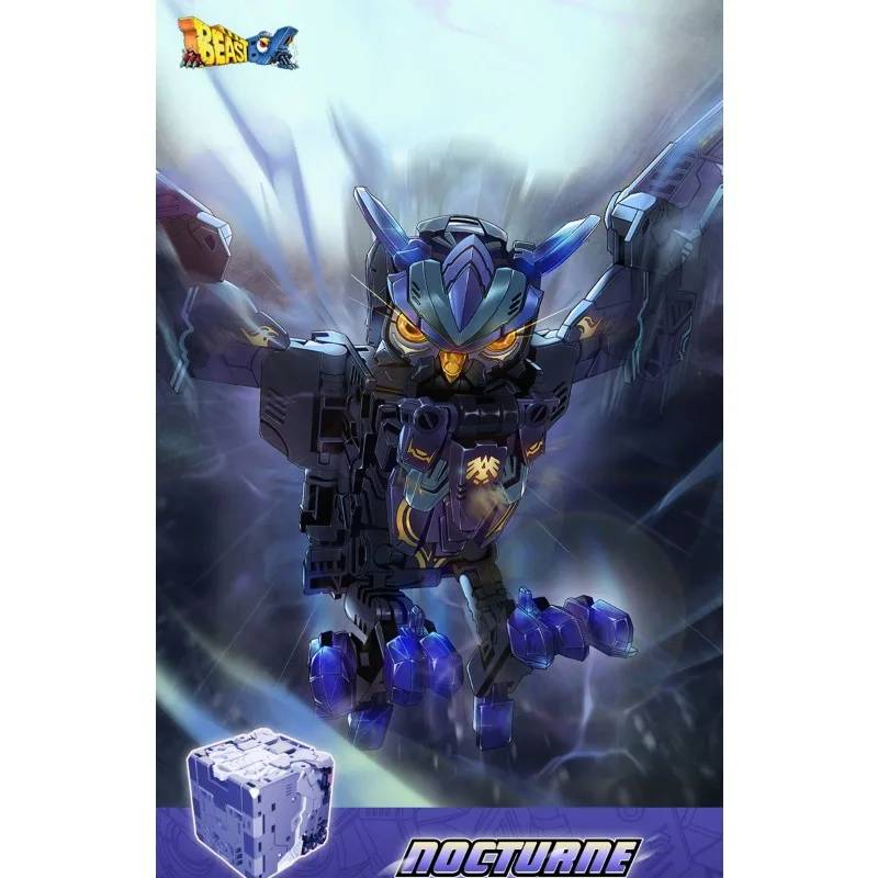 Nieuwe 52TOYS Originele [BEASTBOX] Beast Box Serie Nocturne Uil Transformatie Speelgoed DF Limited Edition Mech Model Trendy Play Spot
