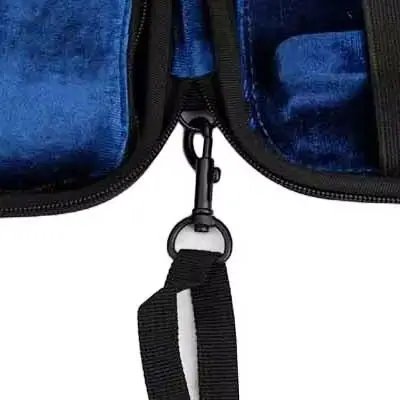 for durable Mouthpiece Bag Bag Case 1pc 27x14x4.5CM Metal Hook Hand Strap Soft Flannel Lining Saxophone Mouthpiece