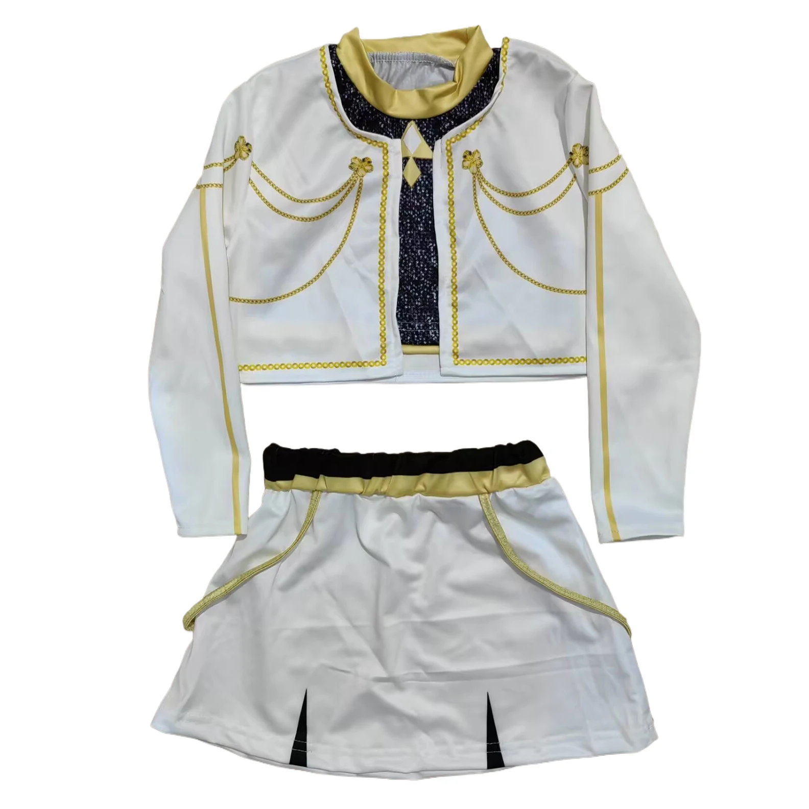 أطفال K-Pop رومي ميرا زوي شيطان الصيادين تأثيري حلي ثلاثية الأبعاد مطبوعة هنتركس الذهبي لعب الأدوار الملابس للفتيات كرنفال الهالوين #5