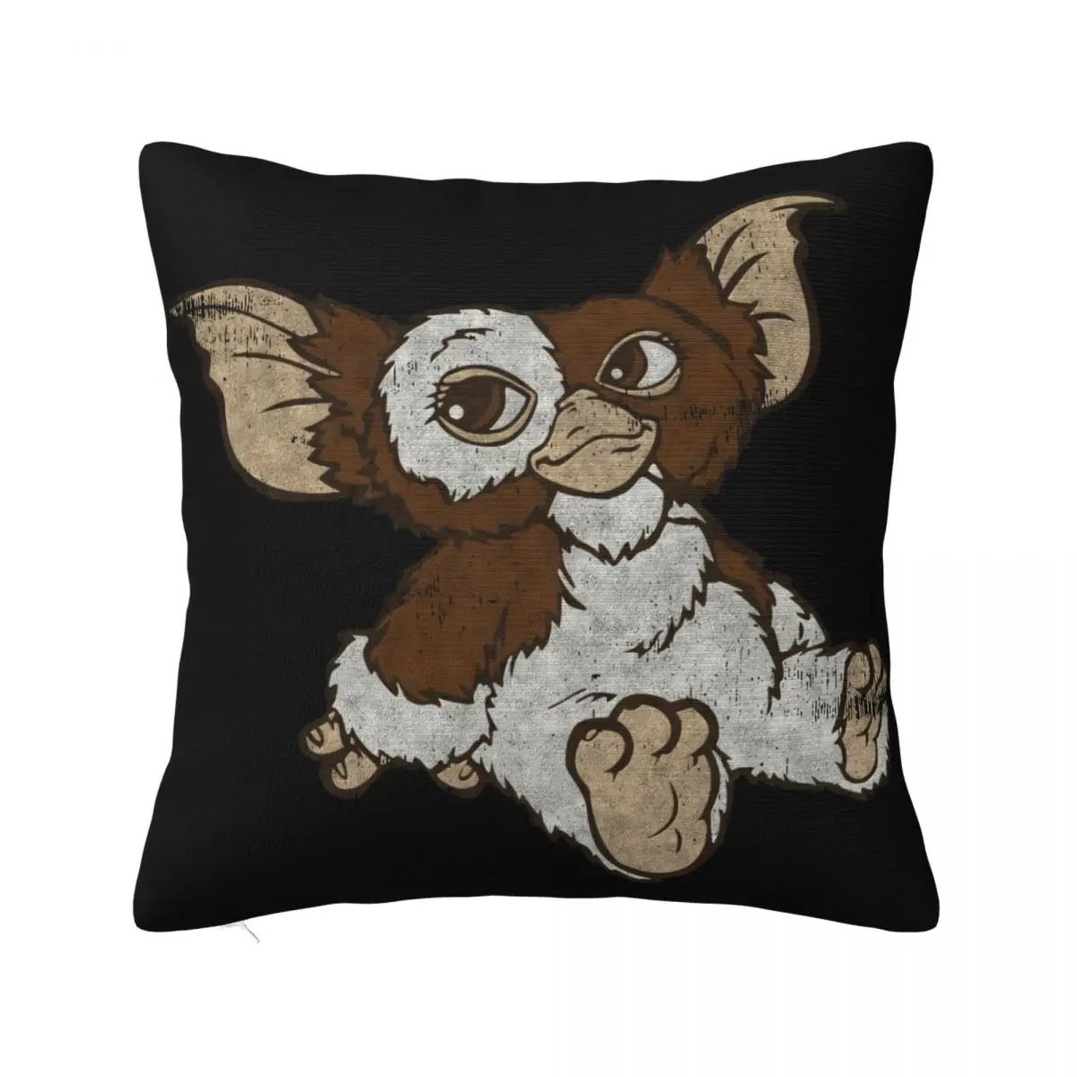 Vintage Gizmo Distressed Effect Retro 80S Gremlins Black Formal Woman Cute Best Selling Different Pillow Case